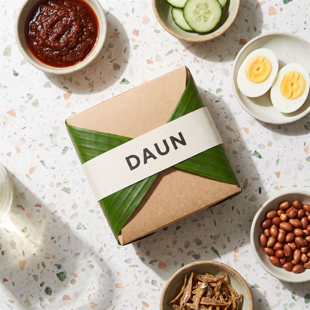 Nasi Lemak Packaging, made with AI